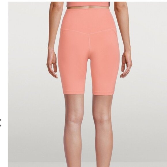 GIRLFRIEND COLLECTIVE High-Rise Bike Shorts in Primrose - Picture 4 of 13